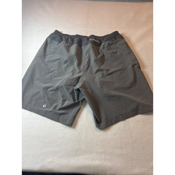 Birddogs Mens Gray Athletic Shorts With Elastic Waist & Zip Pocket - Picture 3 of 11